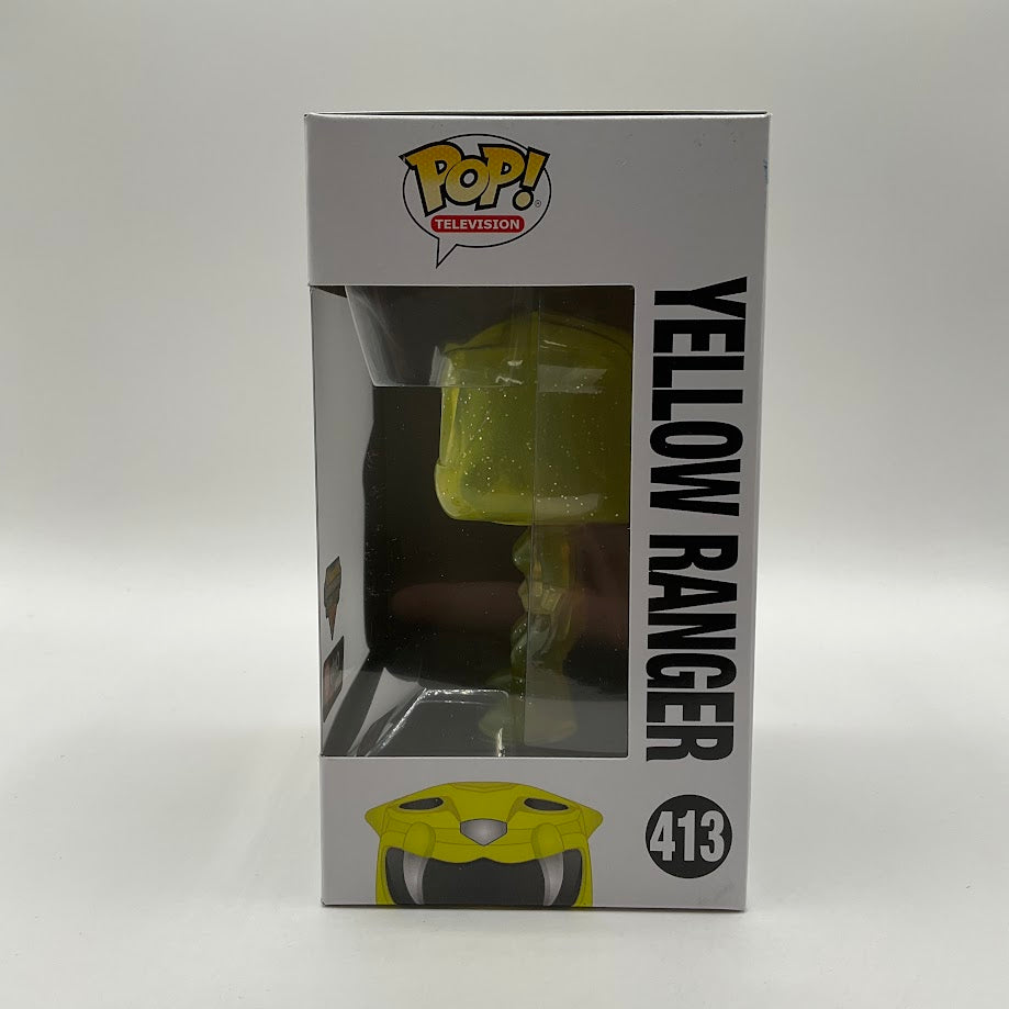 Yellow Ranger Funko Pop! Mighty Morphin Power Rangers #413 Morphing GameStop - Collector Store LLC