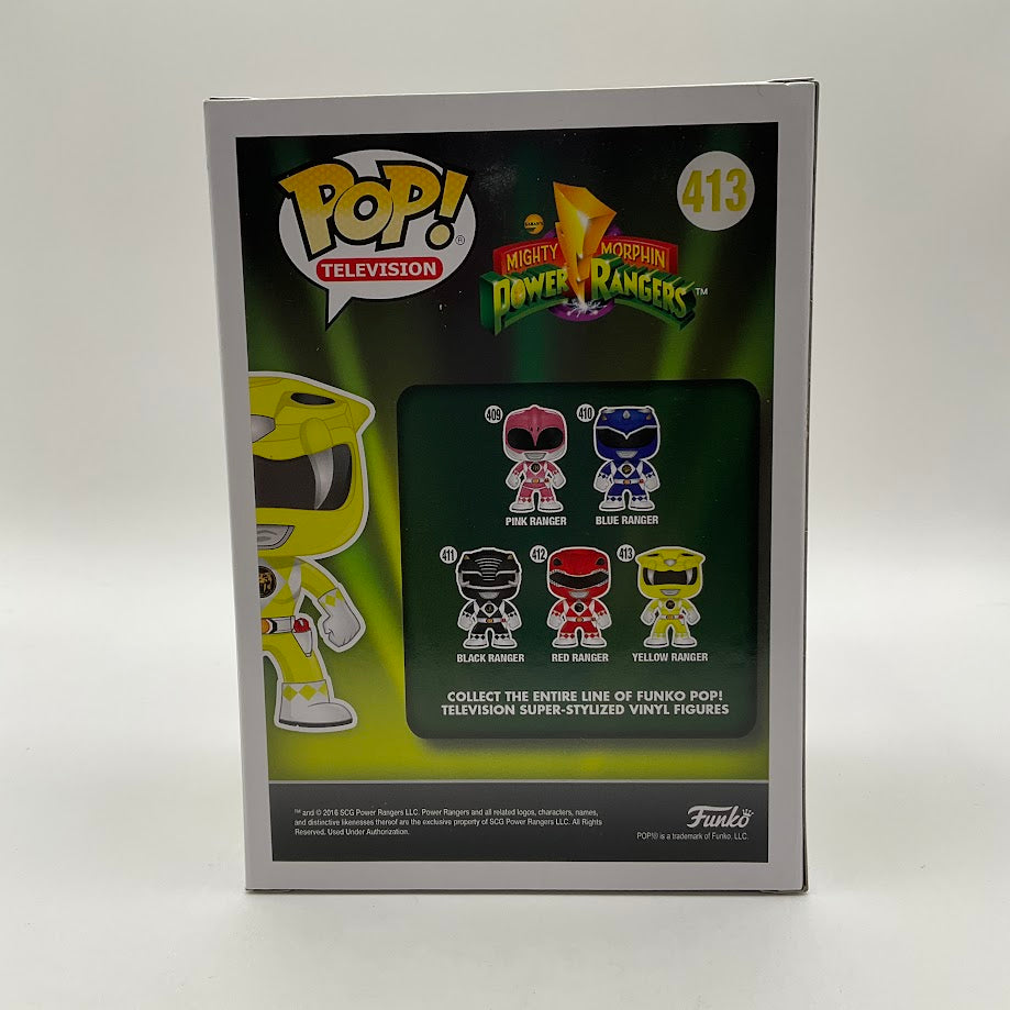 Yellow Ranger Funko Pop! Mighty Morphin Power Rangers #413 Morphing GameStop - Collector Store LLC