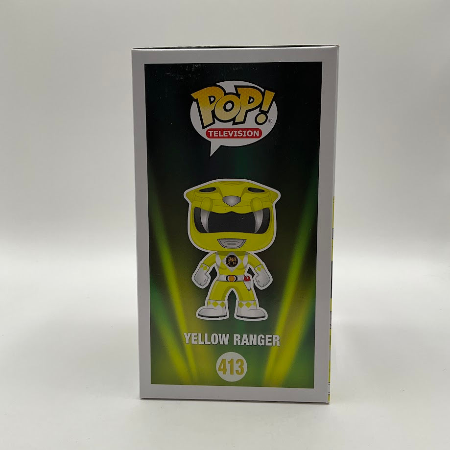 Yellow Ranger Funko Pop! Mighty Morphin Power Rangers #413 Morphing GameStop - Collector Store LLC