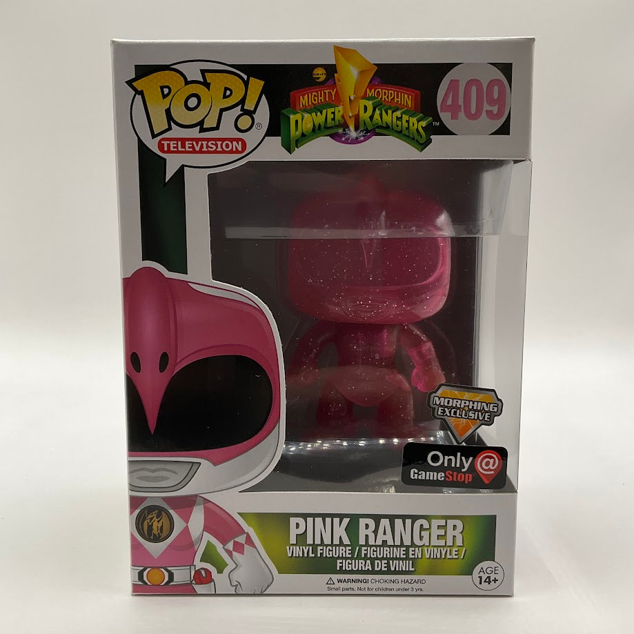 Pink Ranger Funko Pop! Mighty Morphin Power Rangers #409 Morphing GameStop - Collector Store LLC