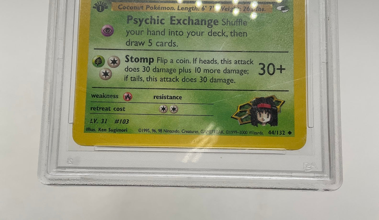 Erika's Exeggutor Pokemon Gym Heroes 1st Edition #44 PSA 10