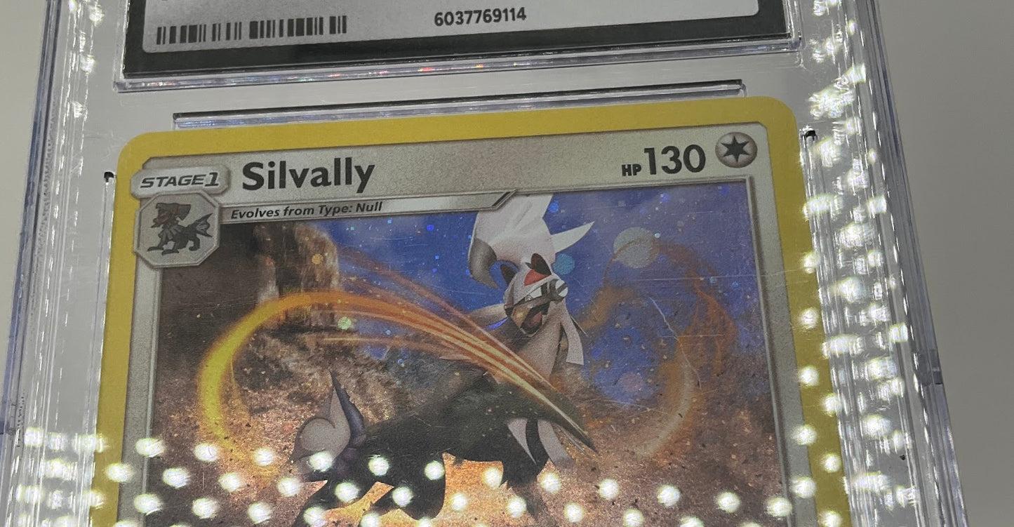 Silvally Pokemon Unified Minds Cosmic Holo SWSH STG 1 Blister #184 CGC 9