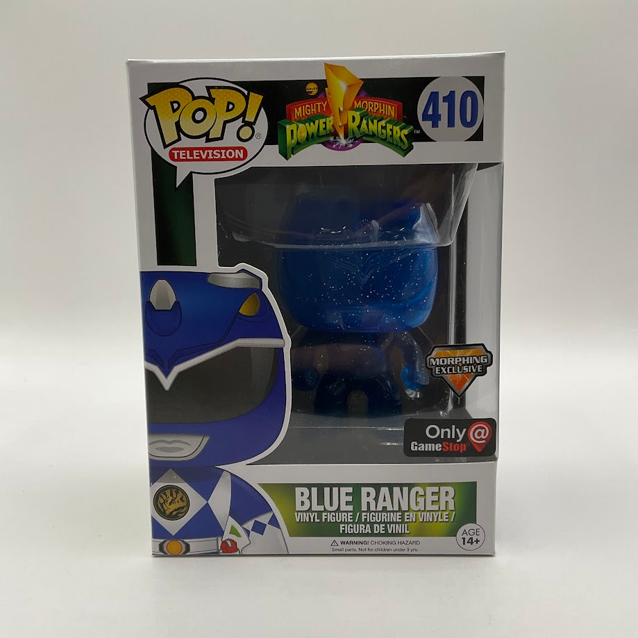 Blue Ranger Funko Pop! Mighty Morphin Power Rangers #410 Morphing GameStop - Collector Store LLC