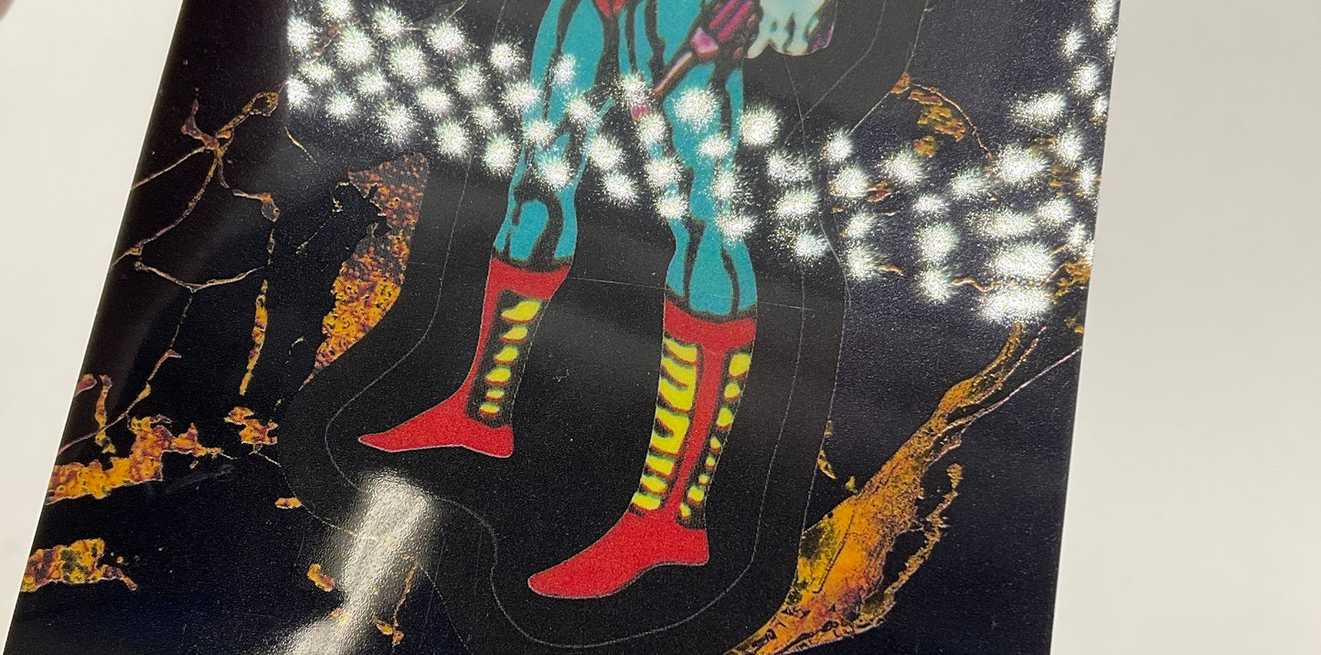 Deathlok 2025 Topps Marvel Comic Book Heroes Black & Gold Refractor 09/10 #34