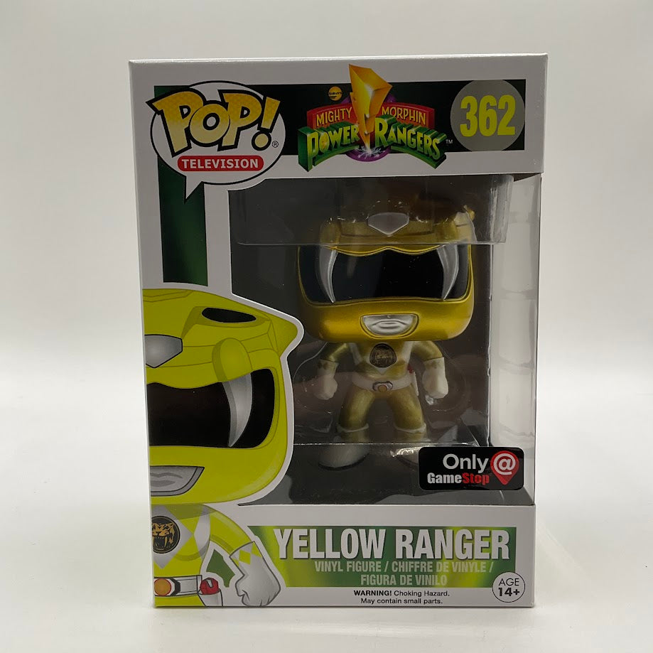 Yellow Ranger Funko Pop! Mighty Morphin Power Rangers #362 GameStop - Collector Store LLC