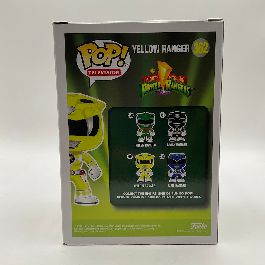 Yellow Ranger Funko Pop! Mighty Morphin Power Rangers #362 GameStop - Collector Store LLC