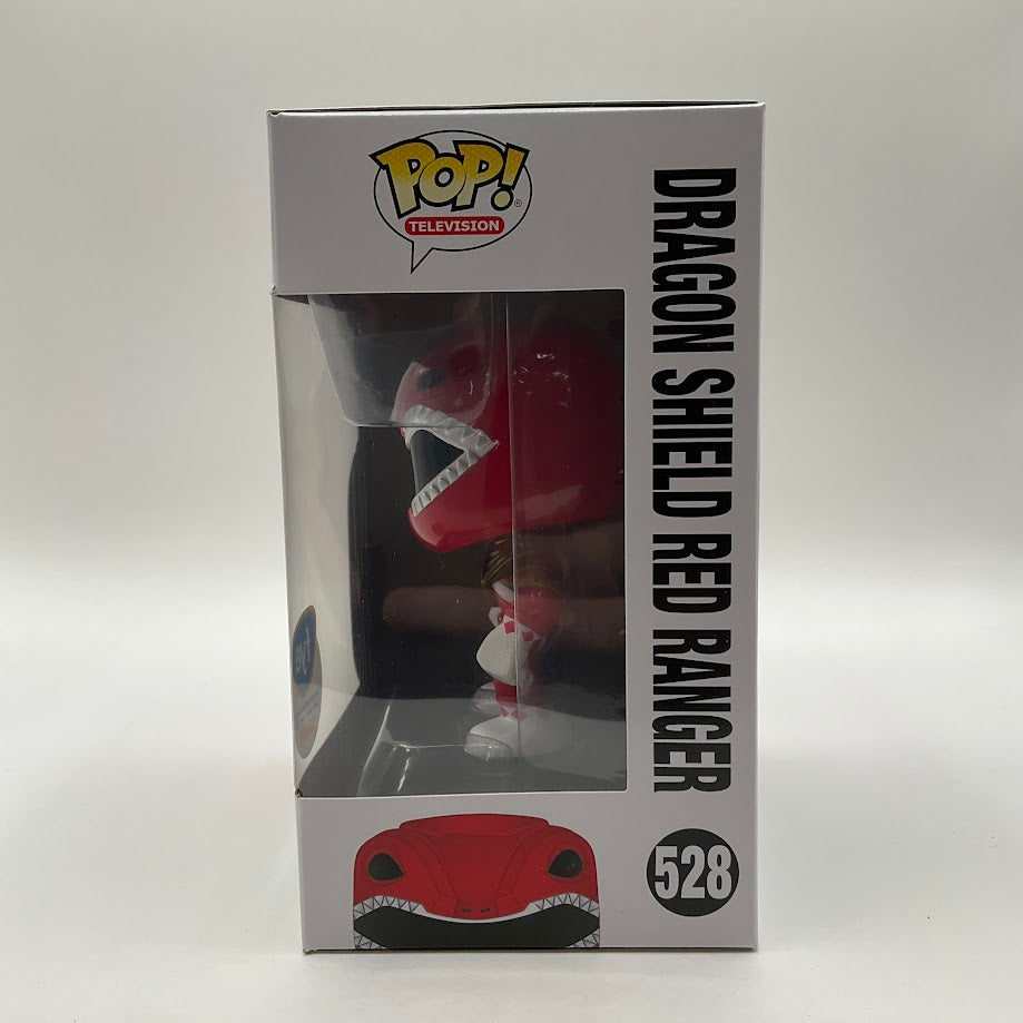 Dragon Shield Red Ranger Funko Pop! Mighty Morphin Power Rangers #528 FYE - Collector Store LLC