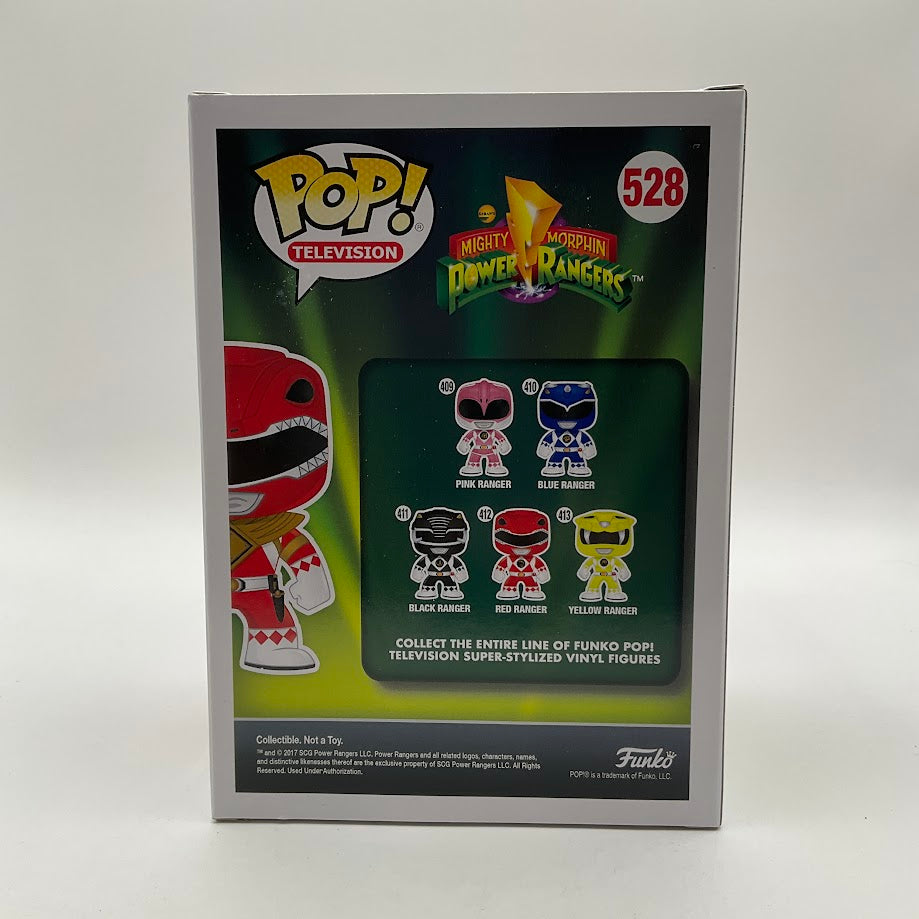 Dragon Shield Red Ranger Funko Pop! Mighty Morphin Power Rangers #528 FYE - Collector Store LLC