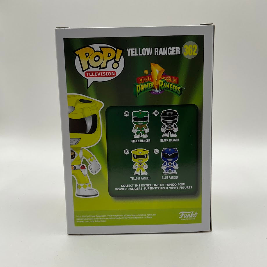 Yellow Ranger Funko Pop! Mighty Morphin Power Rangers #362 - Collector Store LLC