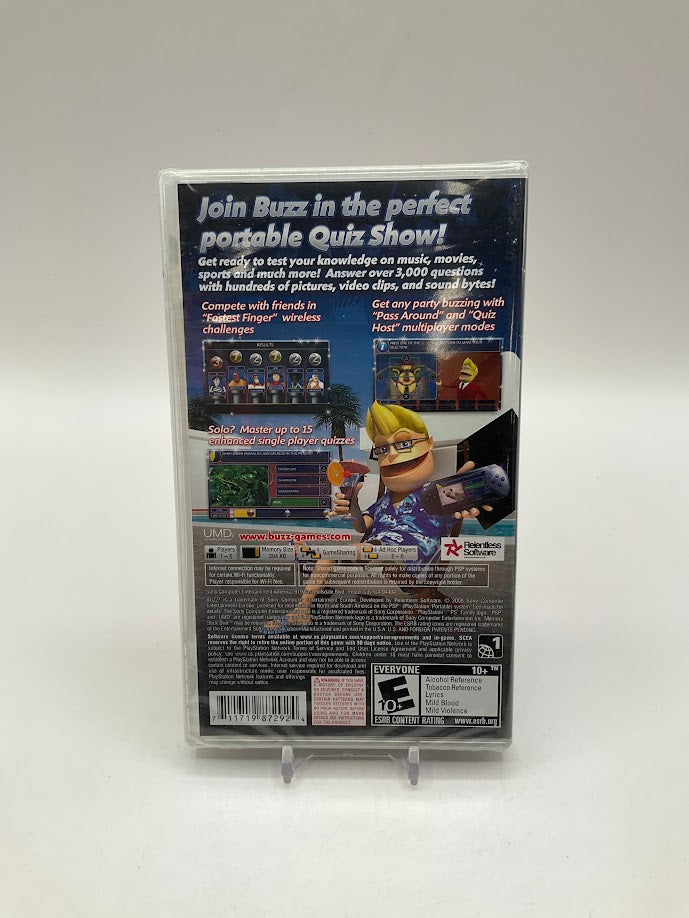 Buzz! Master Quiz PSP Sealed