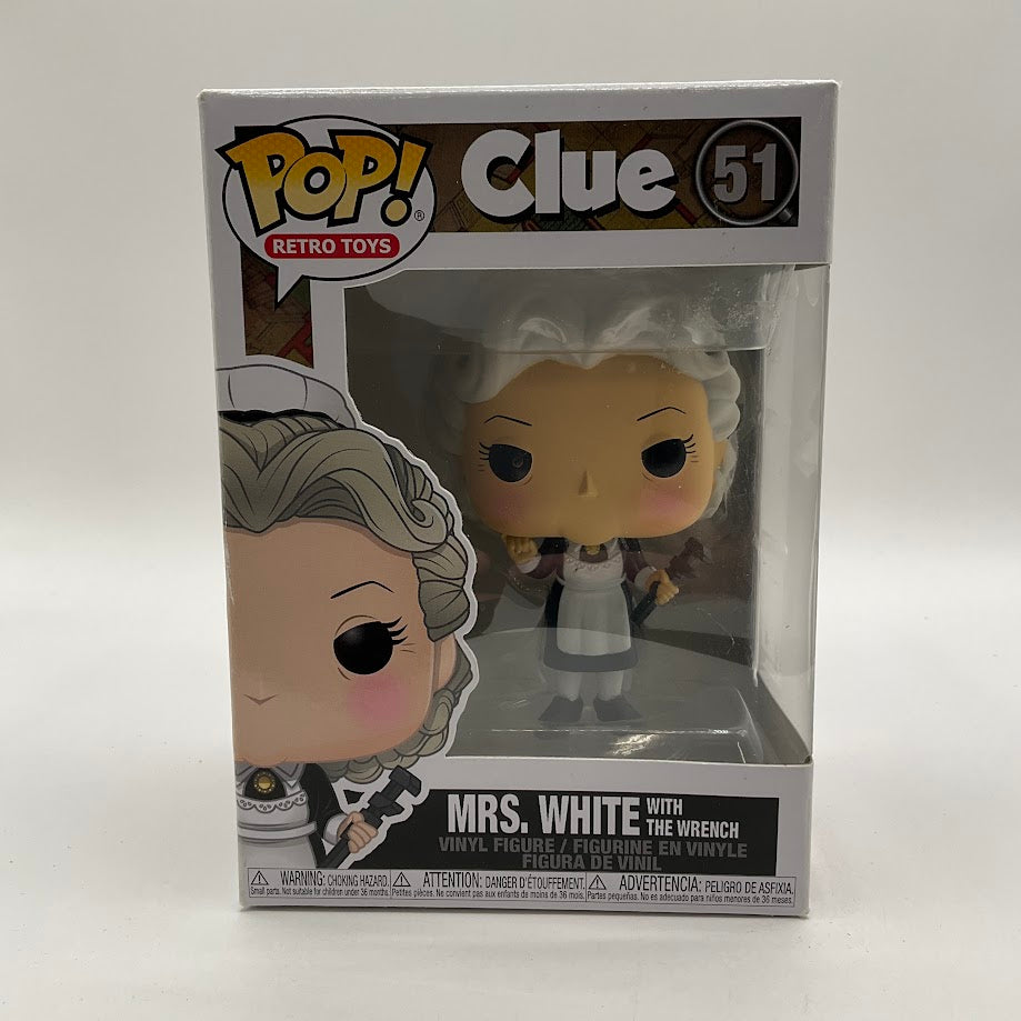 Mrs. White with the Wrench Funko Pop! Clue #51 - Collector Store LLC