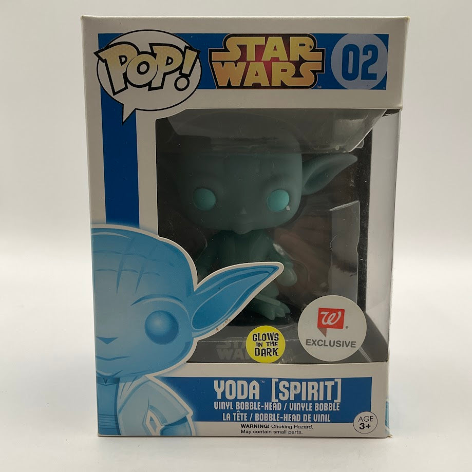 Yoda (Spirit) Funko Pop! Star Wars #02 GITD Walgreen Exclusive