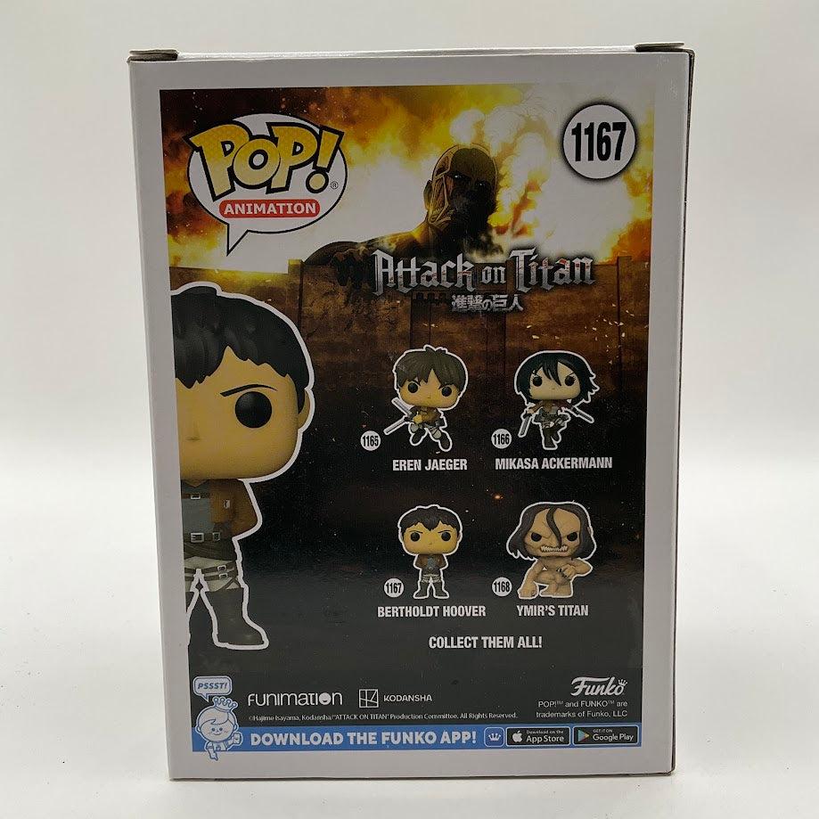 Bertholdt Hoover Funko Pop! Attack on Titan #1167 - Collector Store LLC