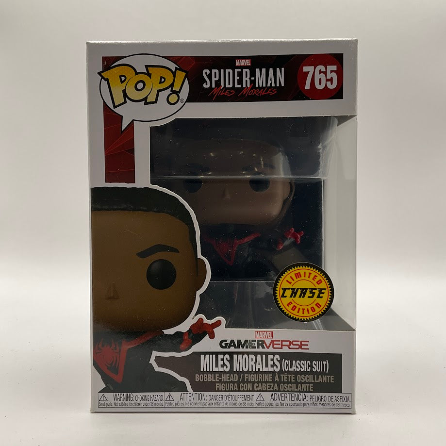 Miles Morales (Classic Suit) Funko Pop! Spider-Man Miles Morales #765 Chase - Collector Store LLC