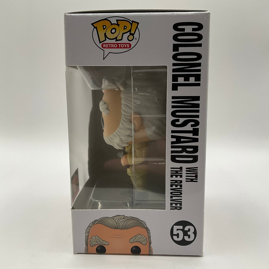 Colonel Mustard with the Revolver Funko Pop! Clue #53 2021 Target Con - Collector Store LLC