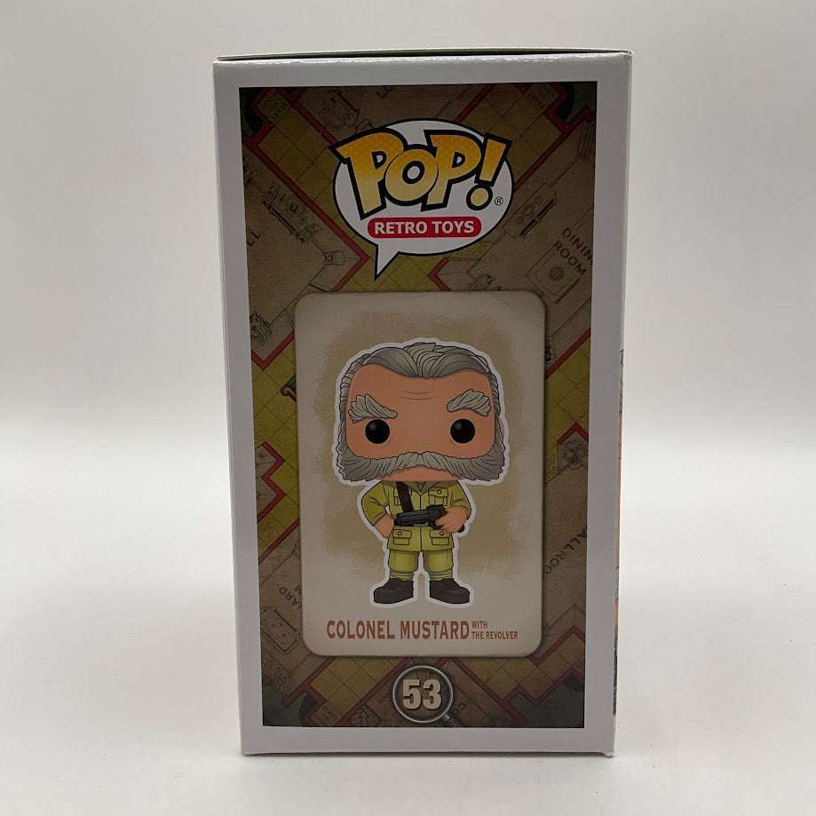 Colonel Mustard with the Revolver Funko Pop! Clue #53 2021 Target Con - Collector Store LLC