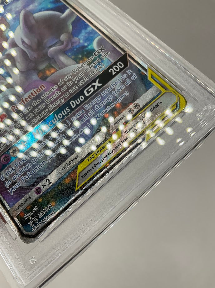 Mewtwo & Mew GX Pokemon Power Partnership Tins Promo Full Art #SM191 PSA 10 #2