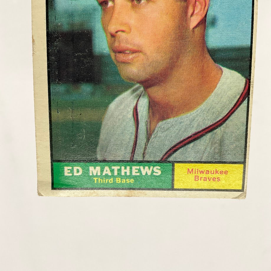 Ed Mathews 1961 Topps #120 Milwaukee Braves GD - Collector Store LLC