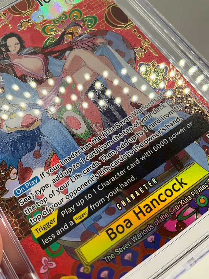 Boa Hancock One Piece Card Game OP14 Super Rare SP Version #112 CGC 10 Pristine