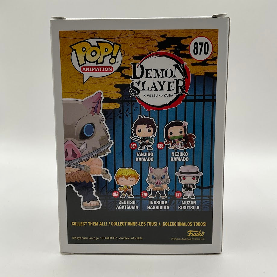 Inosuke Hashibira Funko Pop! Demon Slayer #870 - Collector Store LLC