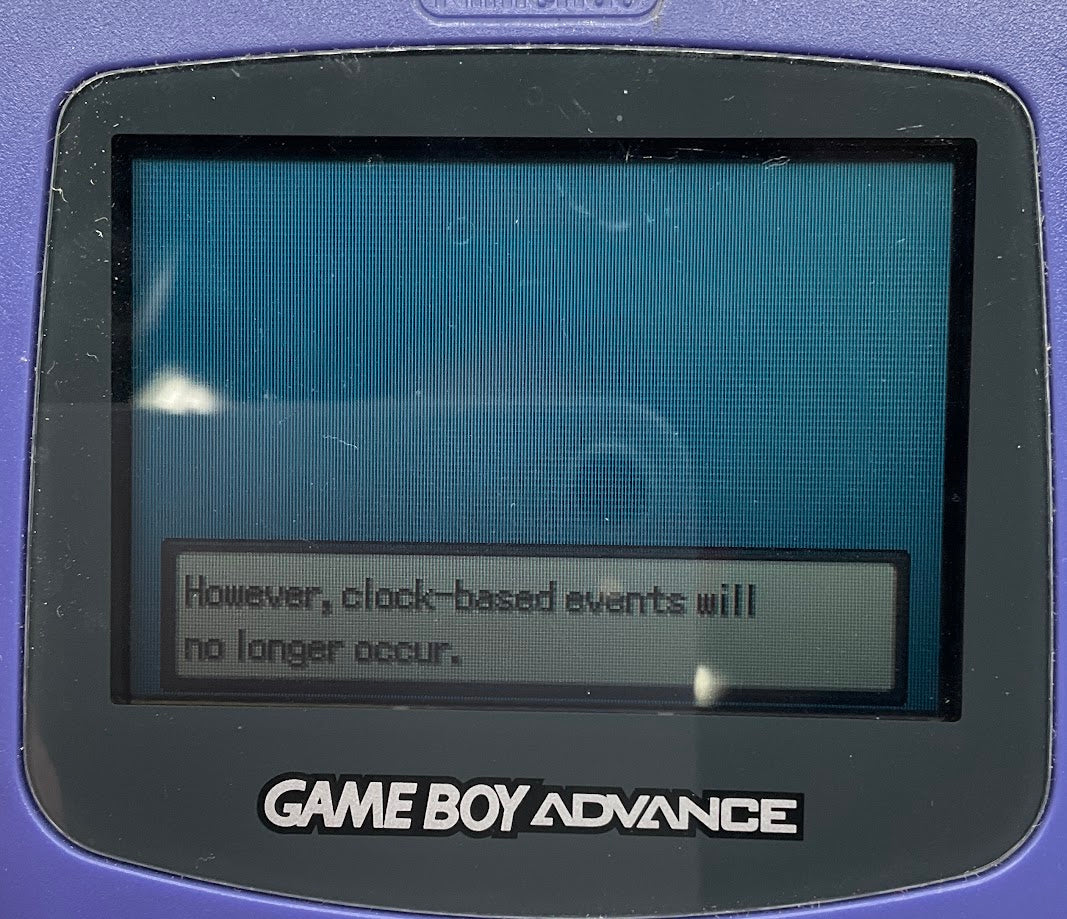 Pokemon Emerald GameBoy Advance Loose *Dry Battery*