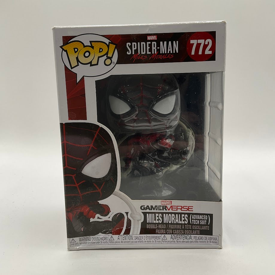 Miles Morales (Advanced Tech Suit) Funko Pop Spider-Man Miles Morales #772 - Collector Store LLC