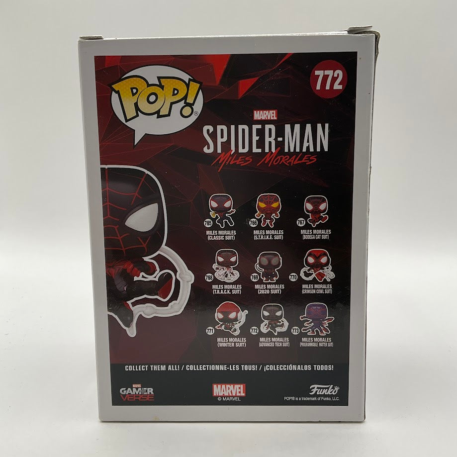 Miles Morales (Advanced Tech Suit) Funko Pop Spider-Man Miles Morales #772 - Collector Store LLC