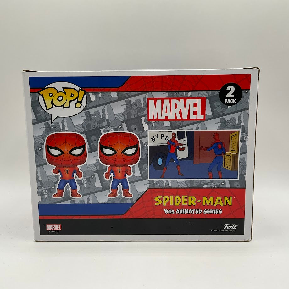 Spider-Man vs Spider-Man Funko Pop! Marvel 2 Pack Entertainment Earth