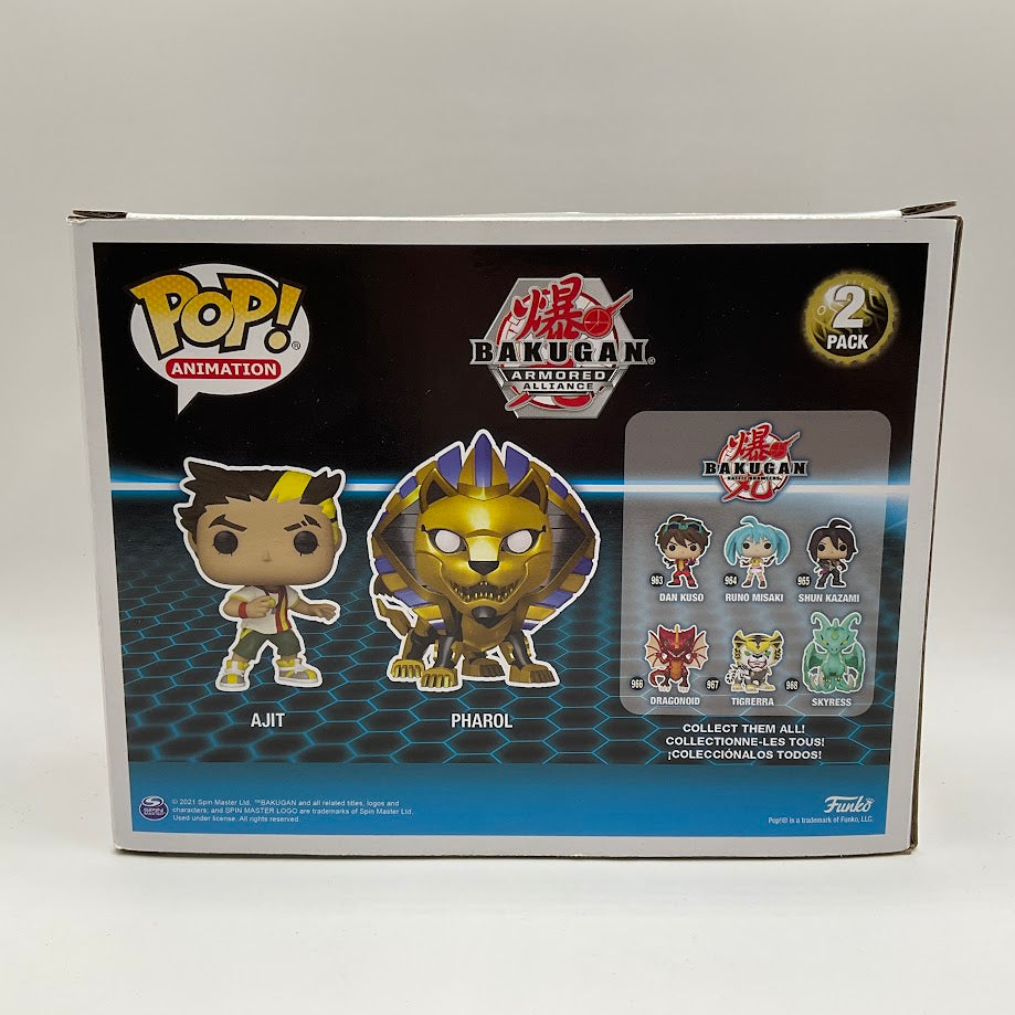 Ajit & Pharol Funko Pop! Bakugan 2 Pack Target Exclusive