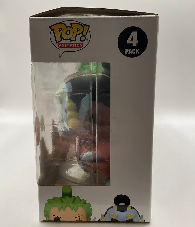 Luffytaro Sabo Roronoa Zoro Jinbe Funko Pop! One Piece 4 Pack GITD GameStop