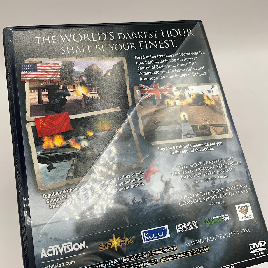 Call of Duty Finest Hour Playstation 2 Used