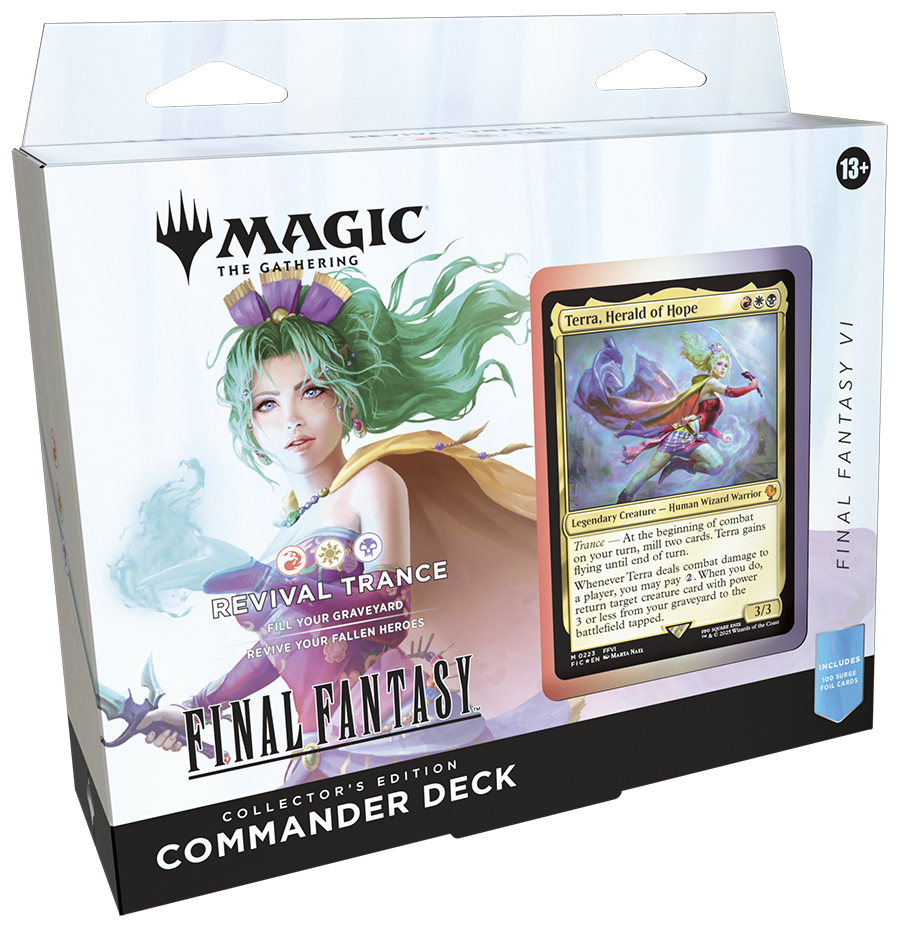 Magic the Gathering: Final Fantasy Collector Commander Deck - Final Fantasy VI Revival Trance Magic the Gathering: Final Fantasy Collector Commander Deck - Final Fantasy VI Revival Trance