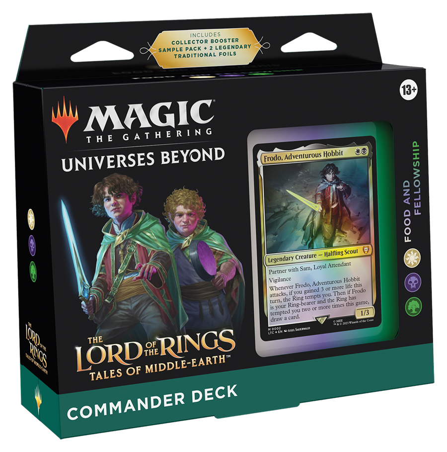 Magic the Gathering: Lord of the Rings: Tales of Middle-earth Commander Deck Food & Fellowship