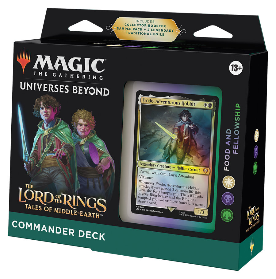 Magic the Gathering: Lord of the Rings: Tales of Middle-earth Commander Deck Food & Fellowship