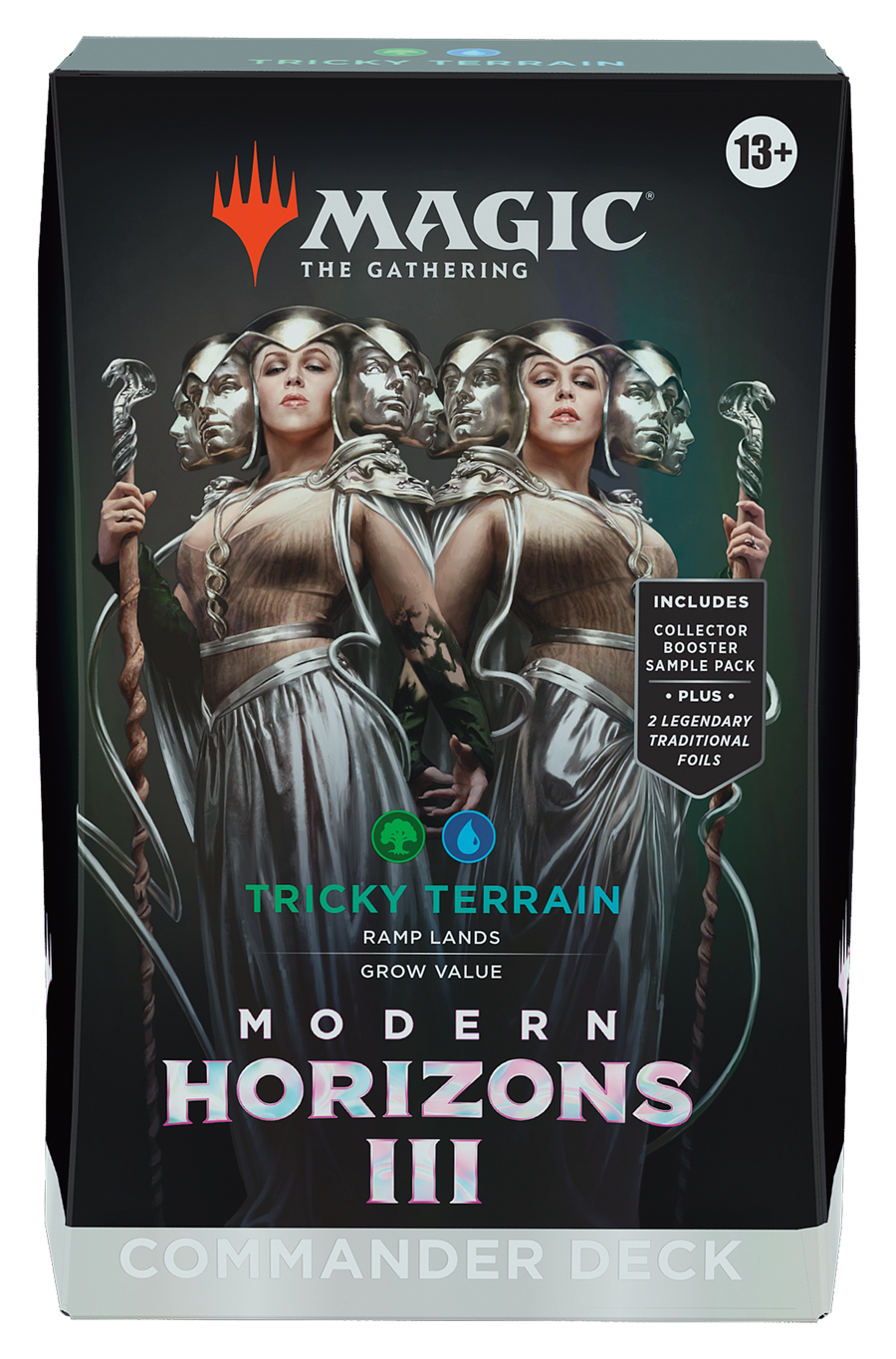 Magic the Gathering: Modern Horizons 3 Tricky Terrain Commander Deck