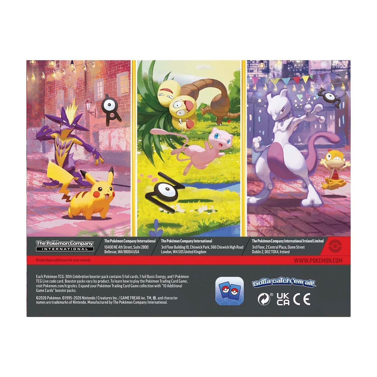 Pokemon: 30th Celebration Mini Tin Display (10ct)