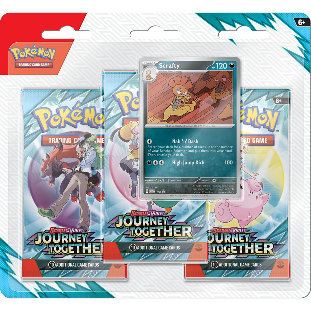 Pokemon: Scarlet & Violet Journey Together 3-Pack Blister Case (24ct)