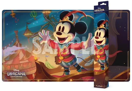 Disney Lorcana: Whispers in the Well - Mickey Mouse, Brave Little Prince Playmat *Expected Release Date 11-14-2025*