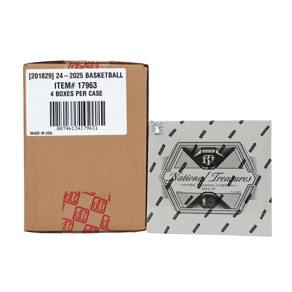 2024-25 Panini National Treasures Basketball Hobby 4-Box Case