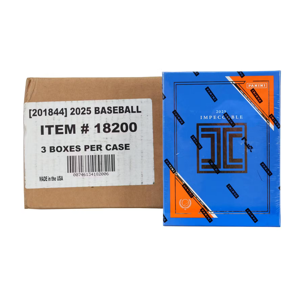 2025 Panini Impeccable Baseball Hobby 3-Box Case