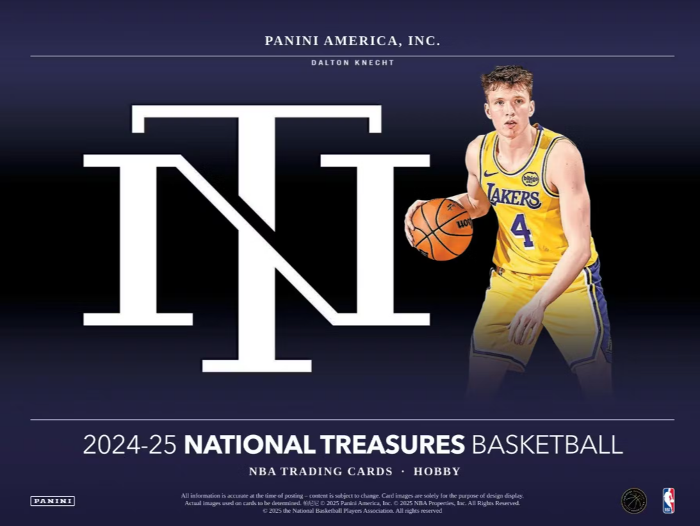 2024-25 Panini National Treasures Basketball Hobby 4-Box Case