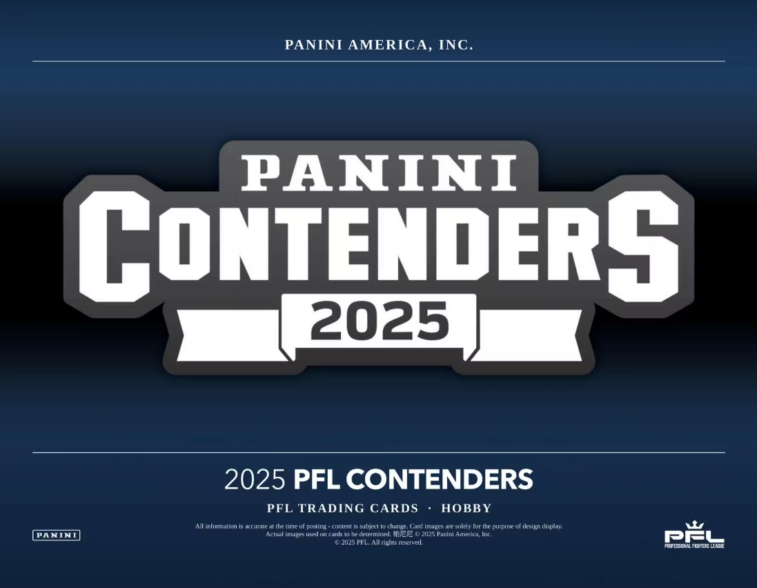 2025 Panini PFL Contenders Hobby Box