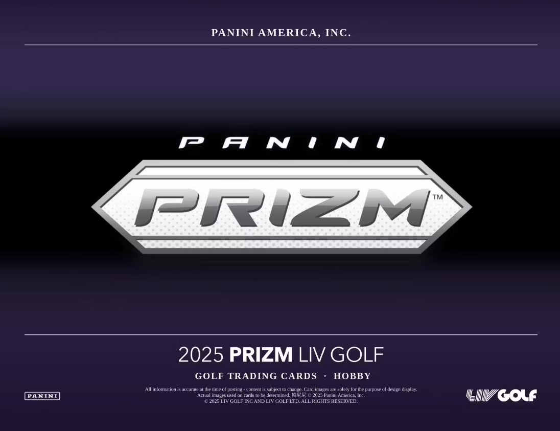 2025 Panini Prizm LIV Golf Hobby Box