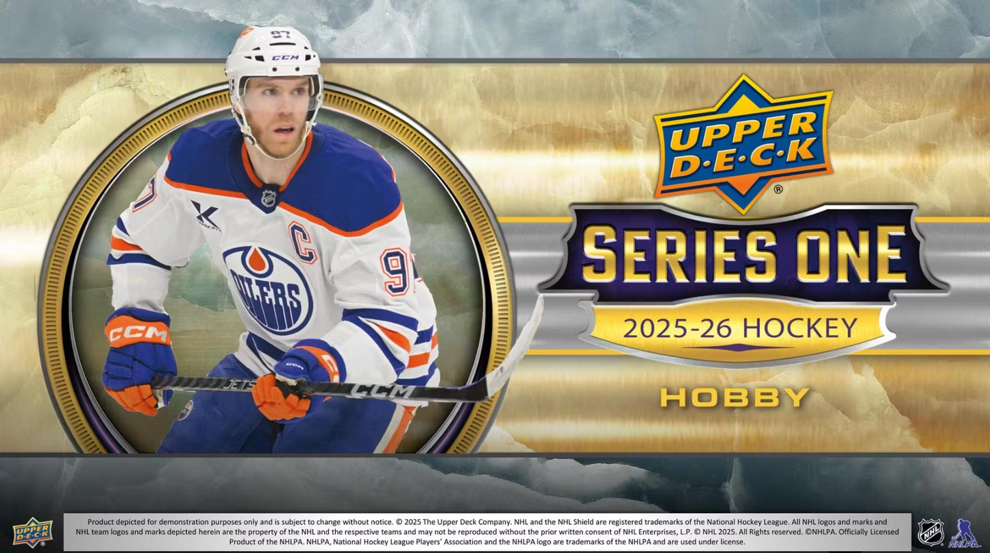2025-26 Upper Deck Series 1 Hockey Hobby Box *Contact Us To Order*