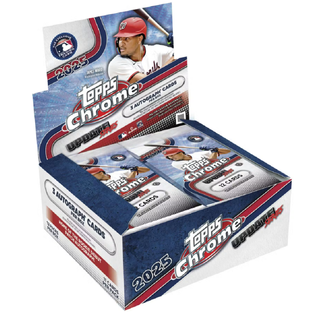 2025 Topps Chrome Update Baseball Jumbo Box