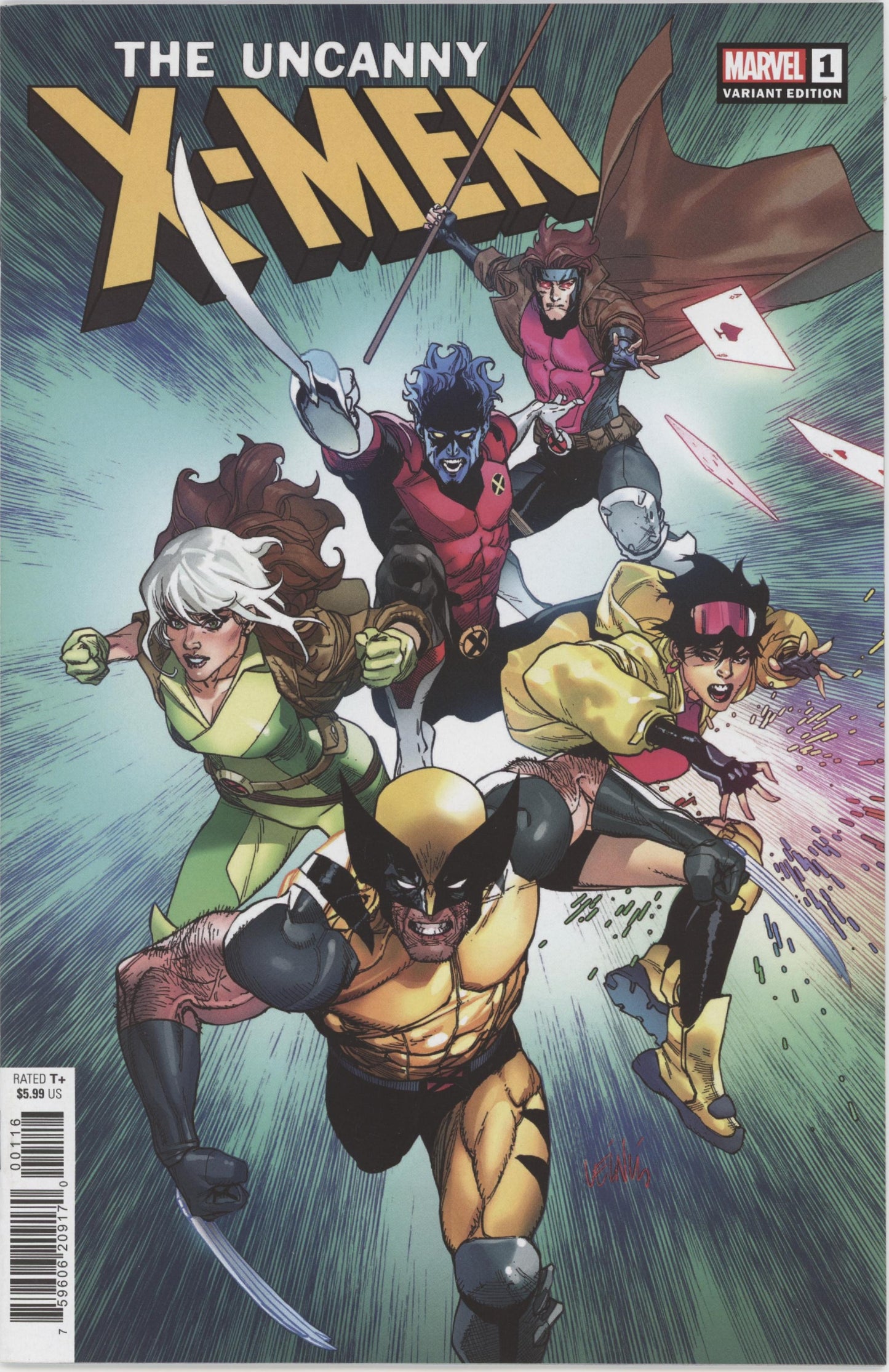 Uncanny X-Men Issue #1J 1:25 Retailer Incentive Variant