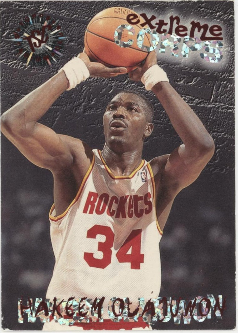 Hakeem Olajuwon 10ct Lot of Basketball Cards
