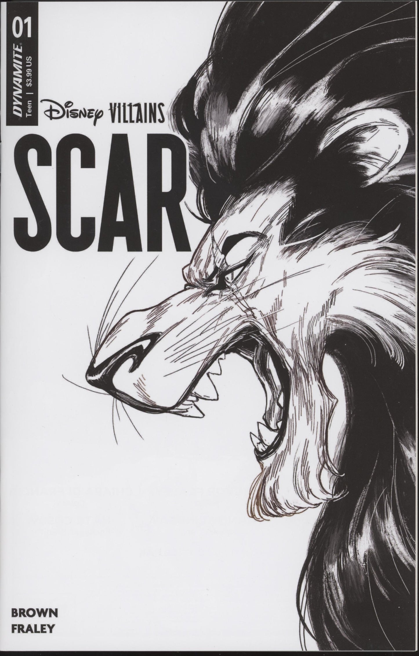 Disney Villains Scar Issue #1I 1:15 Retailer Incentive Variant