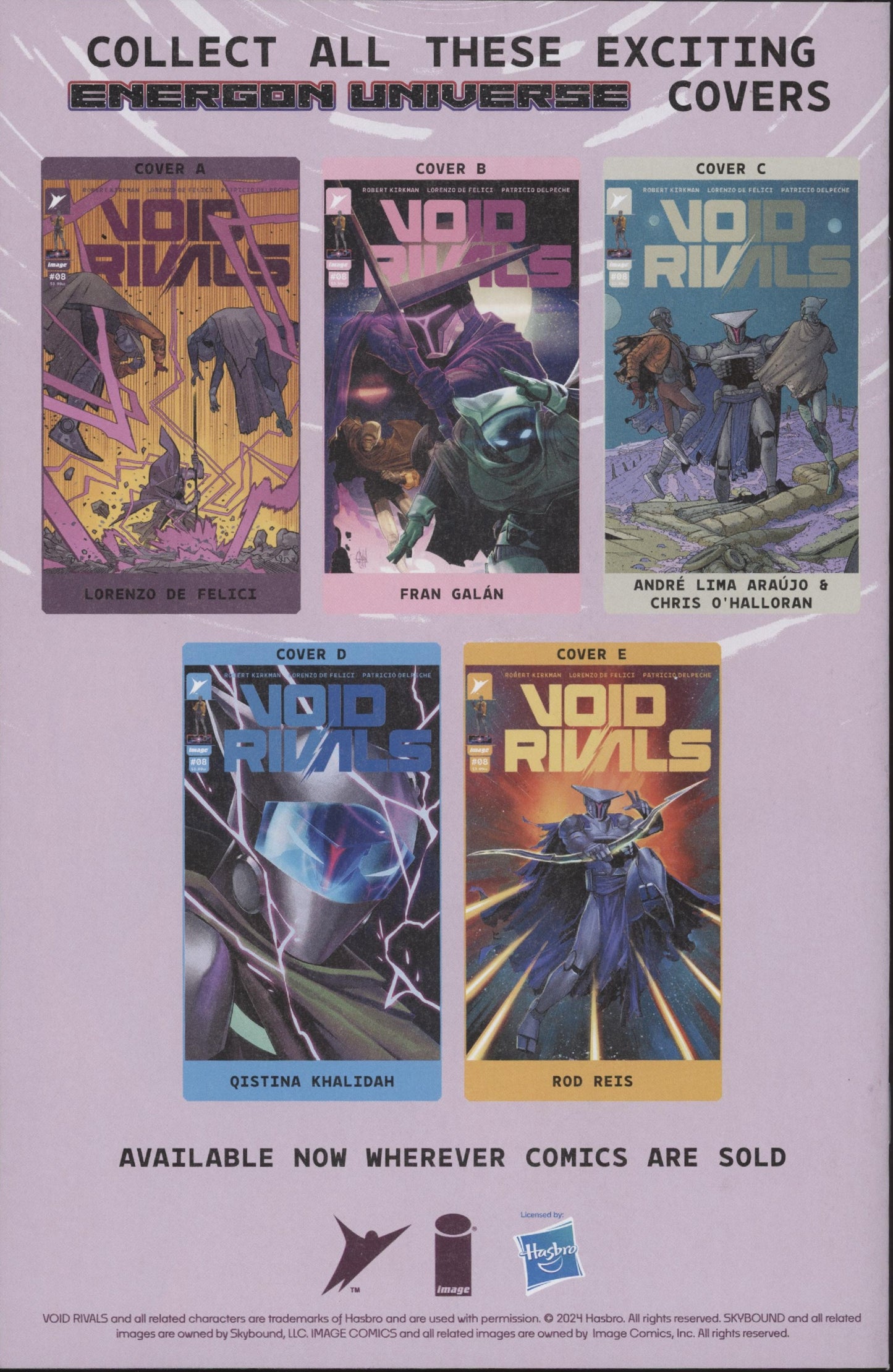Void Rivals Issue #8C 1:10 Retailer Incentive Variant