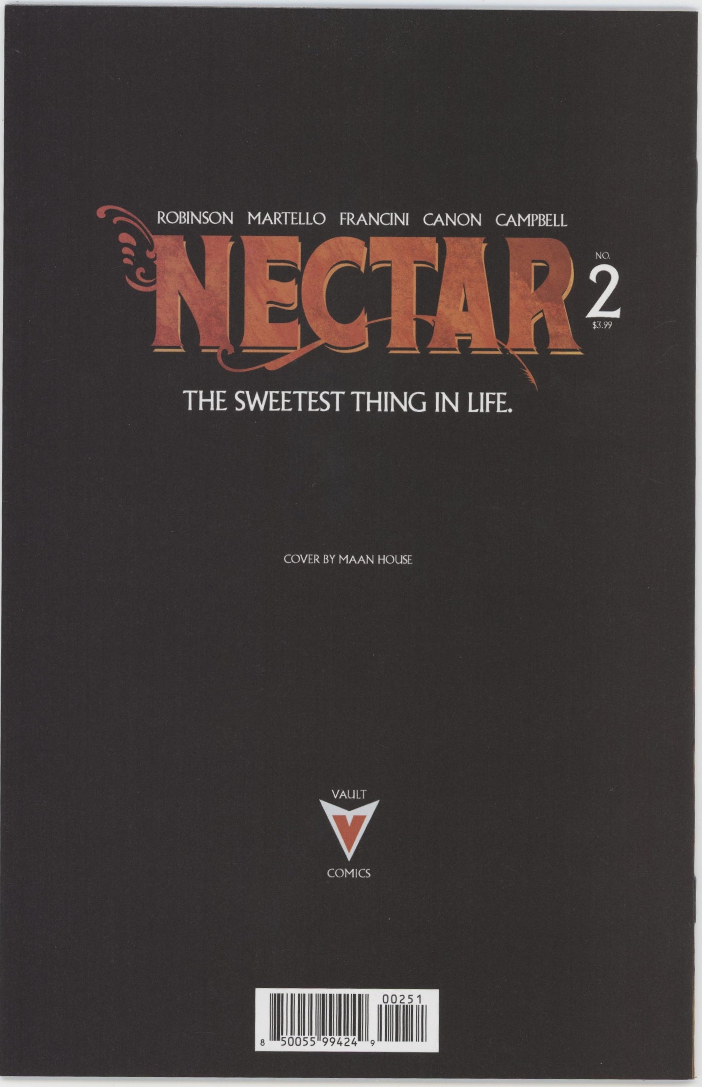 Nectar #2 Cover E Inc 1:30 Maan House Full Art Variant
